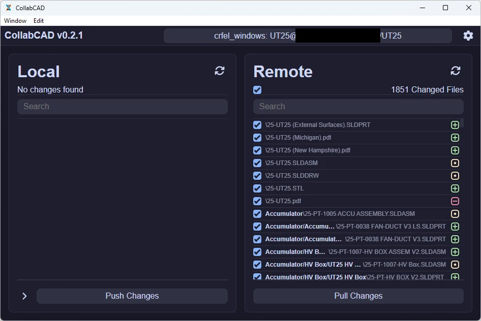 The CollabCAD desktop App